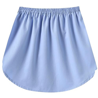 Girstunm Adjustable Shirts Extender Underskirt - color: Blue, size: Large