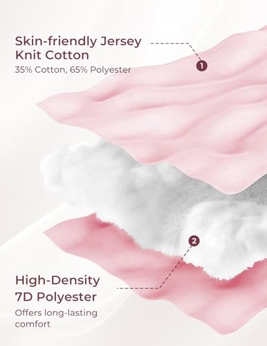 Momcozy Pregnancy Pillow for Sleeping - U Shaped Full Body Maternity Pillow - color: Pink
