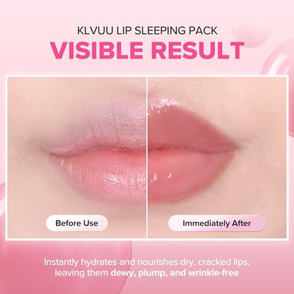 Klavuu Berry Lip Sleeping Mask Overnight for Chapped Lips (0.7oz) - color: Berry