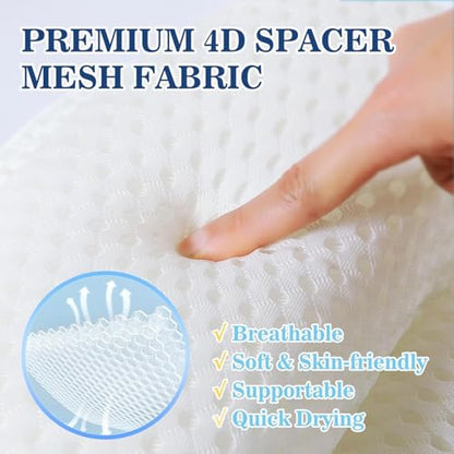 Portable Breathable Seat Cushion, Foldable Soft for Airplane Stadium