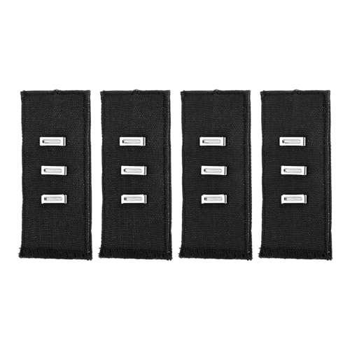 uxcell 4Pcs Hook Extenders for Pants, Adjustable Jeans Extenders for Women Men Pant Trousers Jeans (Black, 3.2x1.4inch) - color: Black