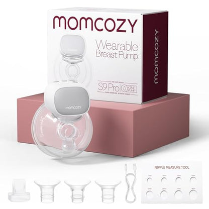 Momcozy S9 Pro Wearable Breast Pump Hands-Free, 24mm, 1 Pack, Gray - size: 24mm (1-Pack)