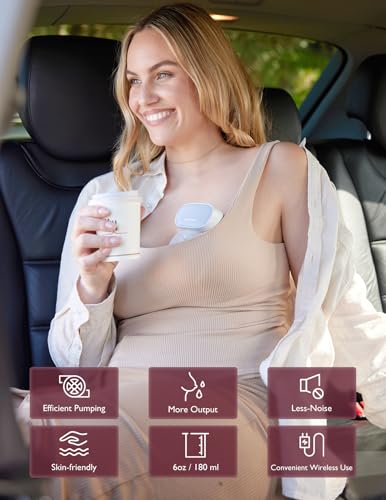 Momcozy S9 Pro Wearable Breast Pump Hands-Free, 24mm, 1 Pack, Gray - size: 24mm (1-Pack)