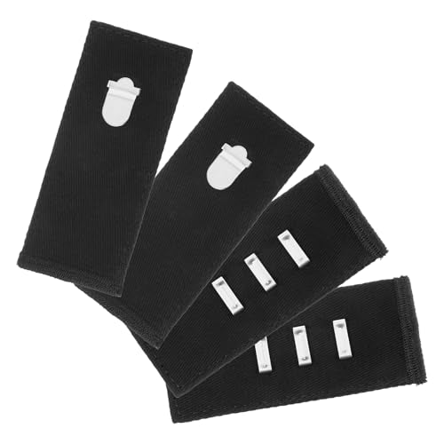 2 Set Black Hook Waist Band Extenders, Pant Extenders for Jeans