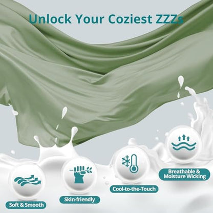 Cooling Pregnancy Pillows for Sleeping, 65'' Full Body Pillow, Green - color: Green, size: 65 Inch