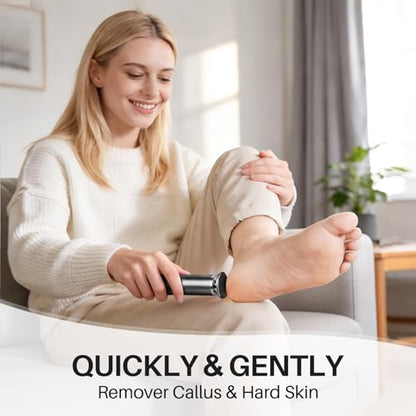 Foot File Callus Remover for Feet: Profesional Pedicure Tool for SPA - style: Black