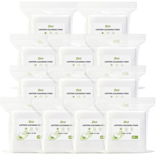ILLIDI Premium Extra Large Cotton Pads 360 Count, Soft Face Pads - size: 360 Count (3.5''*4.3'')