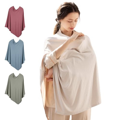 BubblePanda Rayon Made from Bamboo Nursing Cover for Baby Breastfeeding - color: Oat