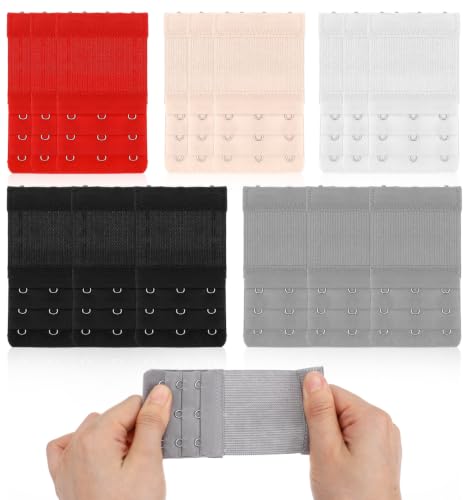 15Pcs 3 Hook Bra Extenders for Women, Elastic Bra Extender 3 Hook