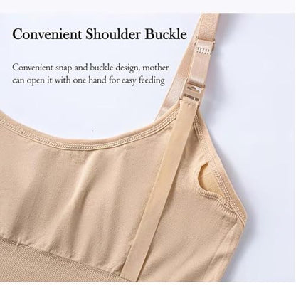 LiMira Nursing Bra Set, Wireless Soft Breathable, Detachable Adjustable Straps, Maternity Bras, 90% Polyamide 10% Elastane - size: Small