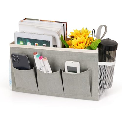 Bedside Caddy Bedside Storage Bag for Headboards/Bunk Bed - color: 1PC New Grey