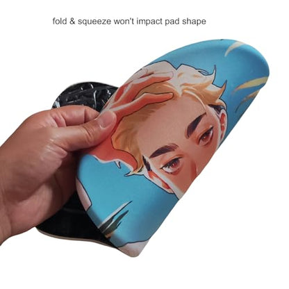Funny 3D Non-slip Mouse Pad with Wrist Rest Anime for Adults, ML012, Medium - color: ML012