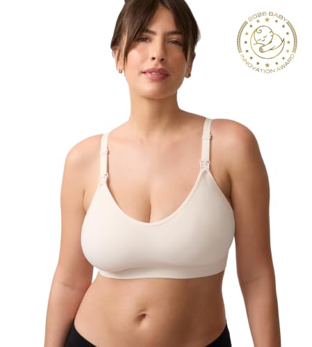 Ingrid & Isabel Basics Nursing & Pumping Bra - color: Ash, size: Medium