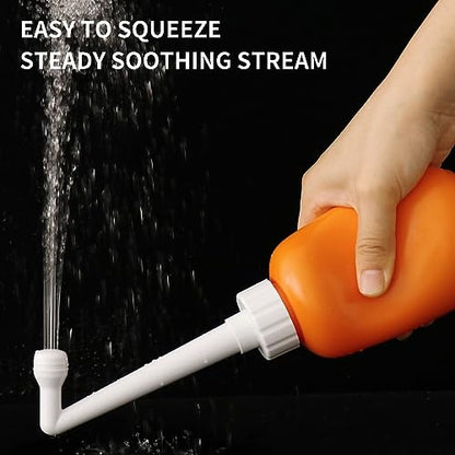 Peri Bottle for Postpartum Care, for Postpartum Essentials, Feminine Care Orange - size: Orange