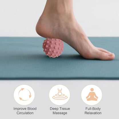 Foot Massage Ball Myofascial Release - color: 1 Pink Massage Ball