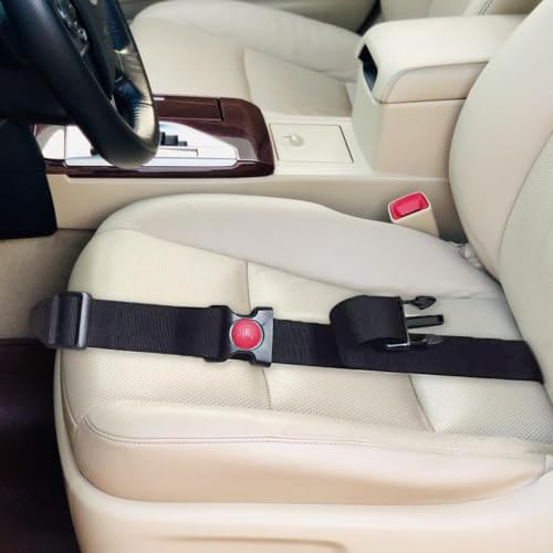 Soft Bump Cushion for Seat Adjustmen Belly Comfort Support Adjuster Car Cup Holder Coaster Pads Buckle Extend Cover Making Shoulder Neck Comfortable Convenient Seat Adjustable Belt Cover (2)