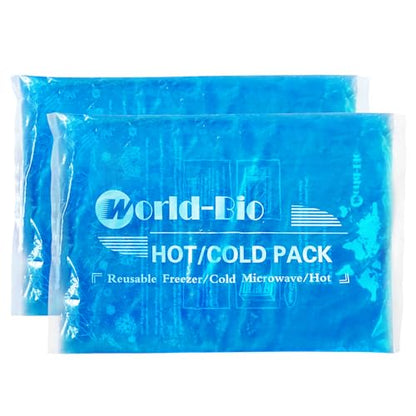 Large Gel Ice Packs for Injuries, 2 Pack, 8.3 x 12.4 in, Hot Cold Reusable