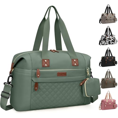 Pritent Diaper Bag Tote Waterproof Maternity Baby Bags with Pacifier Case - color: Green, size: Medium