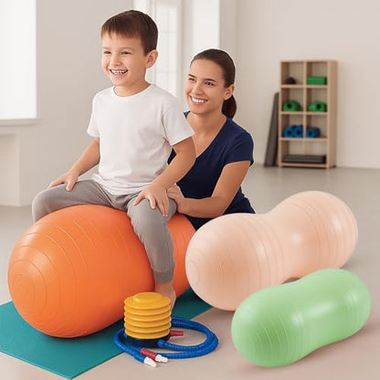 Jexine Peanut Ball for Kids Therapy Pregnancy - color: Boho Color