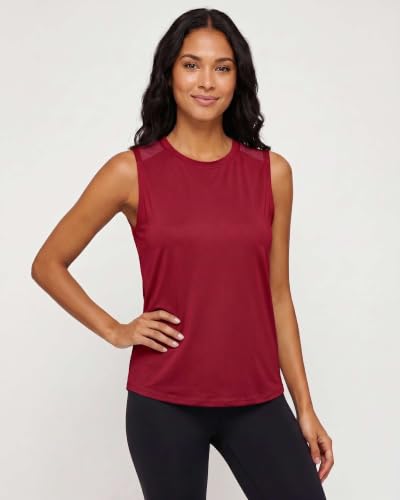 5 Pack Women's Dry Fit Tank Tops Sleeveless Racerback Athletic Workout - color: Set 6, size: Small