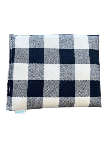 Microwaveable Heating Pad (Blue Plaid) - color: Blue Plaid