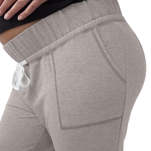Ingrid & Isabel Everyday Maternity Knit Jogger - color: Stone, size: X-Large