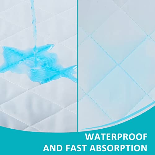 4 Pack Washable Waterproof Bed Pads 34"x36", Incontinence Bed Pads - size: 34 x 36 inches (Pack of 4)