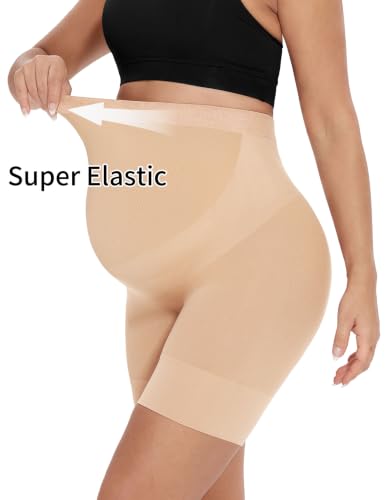 KIM S "Baby Shower Essential Maternity Shapewear, Belly Support Underwear - color: A. Nude, size: XX-Large