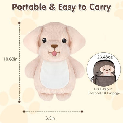 SuzziPad Golden Retriever Microwave Heating Pad Plush, 6.3" X 10.6", 1.5 Lb - style: Golden Retriever