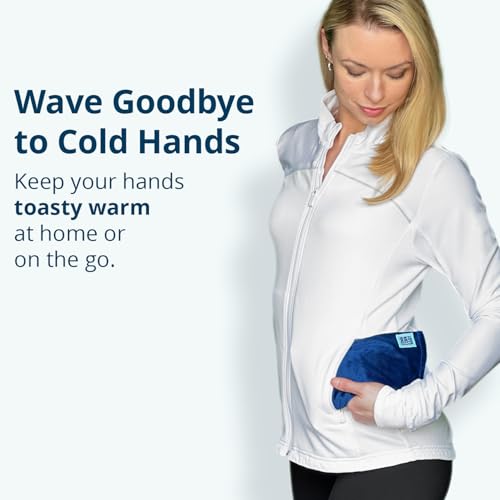 Mini Microwave Heating Pad and Cold Pack, Cold Hands, Neck and Wrists 4x8in - color: Oasis Blue