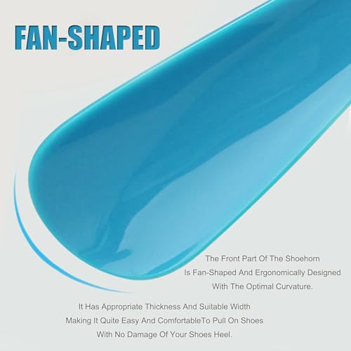 Shoe Horn Long Handle Retractable Telescopic Shoehorn Foldable Shoehorn Shoe Puller Adjustable Shoe Aids - color: Pink