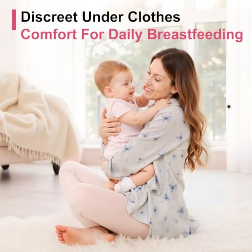 Disposable Nursing Pads, Super Absorbent, Breathable, Comfortable 3D Design (60 PCS) - size: 60 PCS