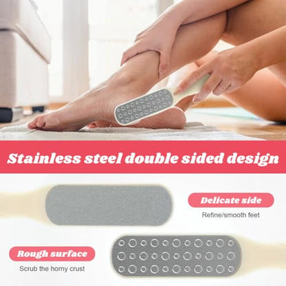 4Pcs 13.38" Toe Cleaning Brush with 1 Double Side Foot File
