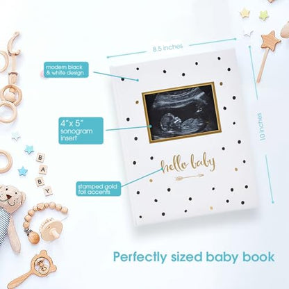 Pearhead Hello Baby First 5 Years Memory Book - color: Polka Dot Hello Baby Memory Book