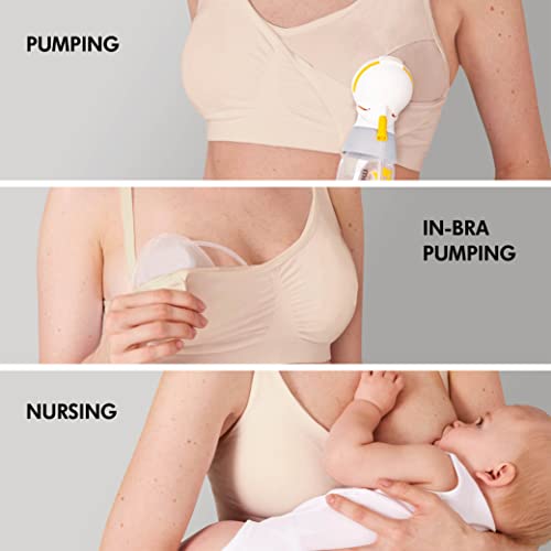 Medela Women's Pumping and Nursing Bras - color: Chai, size: Medium