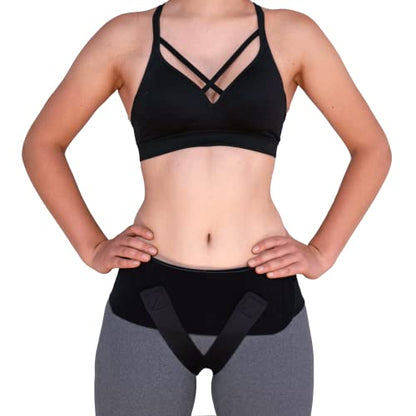 Baby Belly Band - Pregnancy & Maternity Belt With Medium Compression Groin Band - For Back, Hernia, and Pelvic Floor Pain - Medium - size: Medium