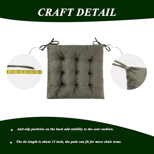 Rocking Chair Cushions High Back and Seat Cushion Grey - color: Grey
