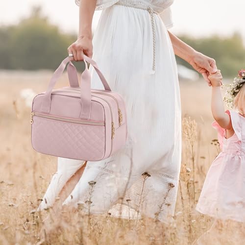 Damero Wearable Breast Pump Bag Compatible with Elvie/Willow/Momcozy - color: Pink
