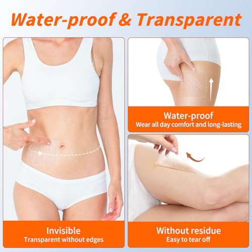 Thigh Lift Body Tape for Loose Skin 10 Count Clear Adhesive Patches