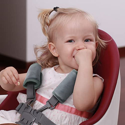 COOLBEBE Car Seat Straps Shoulder Pads for Baby Kids - color: Grey, size: Small