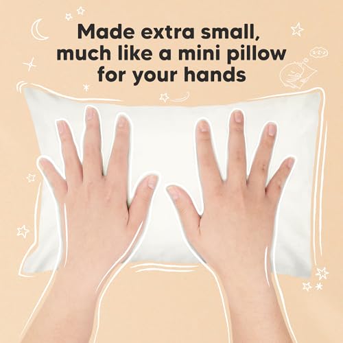 Mini Toddler Pillow with Pillowcase, 9x13 My Dreamy Pillow (Soft White) - color: Soft White, size: Mini 9x13