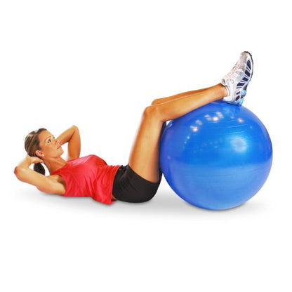 Tone Fitness Stability Ball/Exercise Ball | Exercise Equipment - color: Blue, 65 Centimeters, size: 65-centimeter
