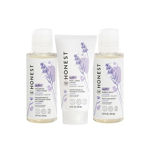 The Honest Company Babe's Mini Must Haves Gift Set, Lavender, 2 fl oz