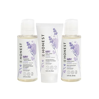 The Honest Company Babe's Mini Must Haves Gift Set, Lavender, 2 fl oz