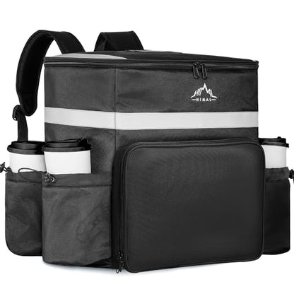 GoHimal Food Delivery Backpack Delivery Bags for Uber Eats DoorDash Black - color: Black