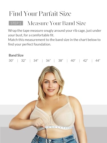 PARFAIT Leila Women's Full Figure Underwire Maternity Seamless Cup Nursing Bra Style NB502 - color: Bare, size: 32G