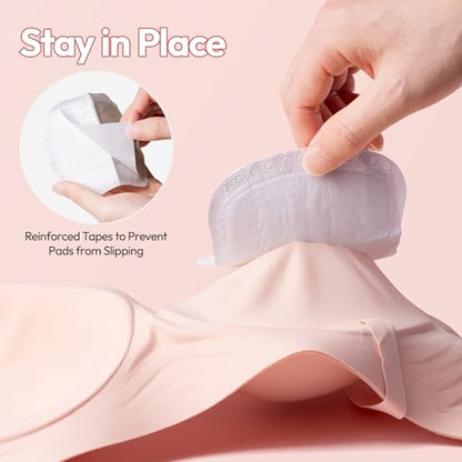 NCVI Ultra-Thin Nursing Pads, 110 Count, Breathable & Stay Dry for Moms - size: 110 Count