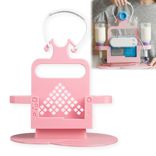 G-Tube Feeding Pump Carrier for Infinity Pump, No Tools Required(Pink) - color: Pink