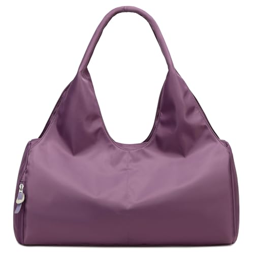 Forestfish Gym Bag For Women With Shoes Compartment & Wet Dry - color: Purple