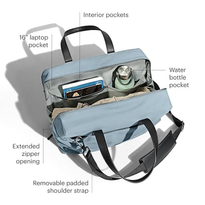 Away The Everywhere Bag, Airline-Approved Carry-On Travel Bag - color: Sky Blue